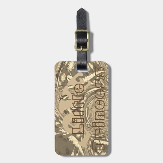 Little Princess Liebe Gepäckanhänger (Vorderseite vertikal)