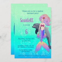 Little Princess Mermaid Bubbles Birthday Foto