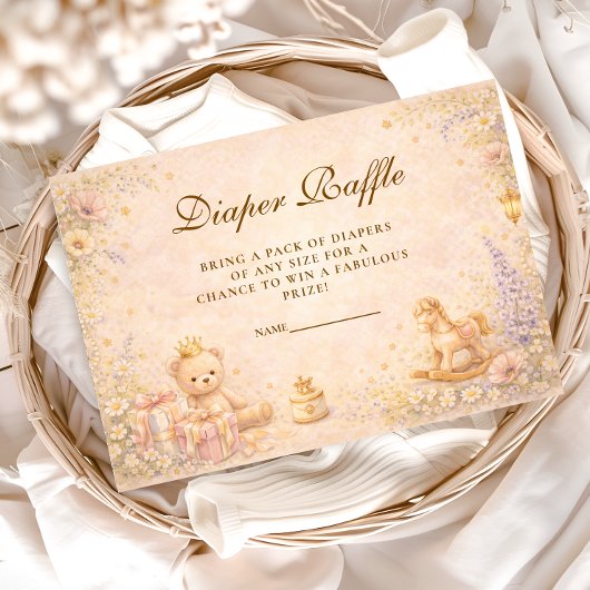 Little Princess Moon Diapper Raffle Begleitkarte