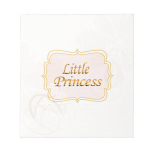 Little Princess Name Tag Notizblock