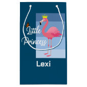 Little Princess Pink Flamingo Design - Geschenkbeu Kleine Geschenktüte (Rückseite)