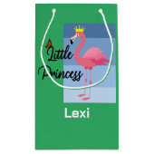 Little Princess Pink Flamingo Design - Geschenkbeu Kleine Geschenktüte (Rückseite)