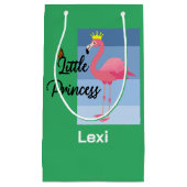Little Princess Pink Flamingo Design - Geschenkbeu Kleine Geschenktüte (Vorderseite)