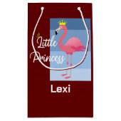 Little Princess Pink Flamingo Design - Geschenkbeu Kleine Geschenktüte (Rückseite)