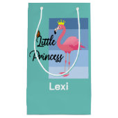 Little Princess Pink Flamingo Design - Geschenkbeu Kleine Geschenktüte (Vorderseite)