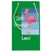Little Princess Pink Flamingo Design - Geschenkbeu Kleine Geschenktüte (Rückseite)