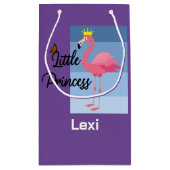 Little Princess Pink Flamingo Design - Geschenkbeu Kleine Geschenktüte (Rückseite)