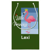 Little Princess Pink Flamingo Design - Geschenkbeu Kleine Geschenktüte (Rückseite)