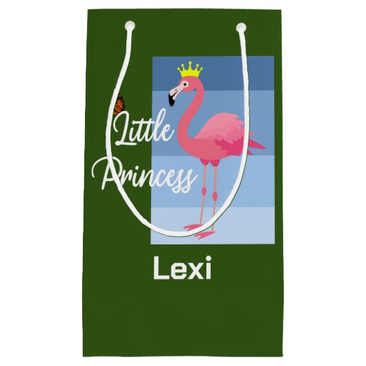 Little Princess Pink Flamingo Design - Geschenkbeu Kleine Geschenktüte (Vorderseite)