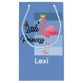 Little Princess Pink Flamingo Design - Geschenkbeu Kleine Geschenktüte (Rückseite)