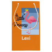 Little Princess Pink Flamingo Design - Geschenkbeu Kleine Geschenktüte (Rückseite)