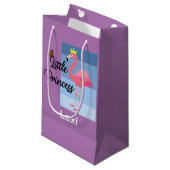 Little Princess Pink Flamingo Design - Geschenkbeu Kleine Geschenktüte (Vorderseite Schrägansicht)