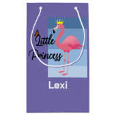 Little Princess Pink Flamingo Design - Geschenkbeu Kleine Geschenktüte (Rückseite)