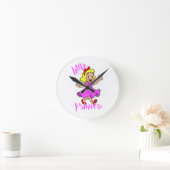 Little Princess Round clock Runde Wanduhr (Zuhause)