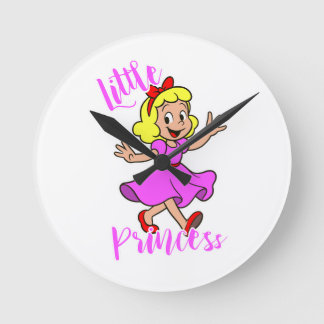 Little Princess Round clock Runde Wanduhr
