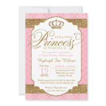 Little Princess Royal Pink und Gold zum Geburtstag