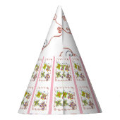 Little Princess Sehen Sie sich Ihr Design Party Ti Partyhütchen (Rückseite)