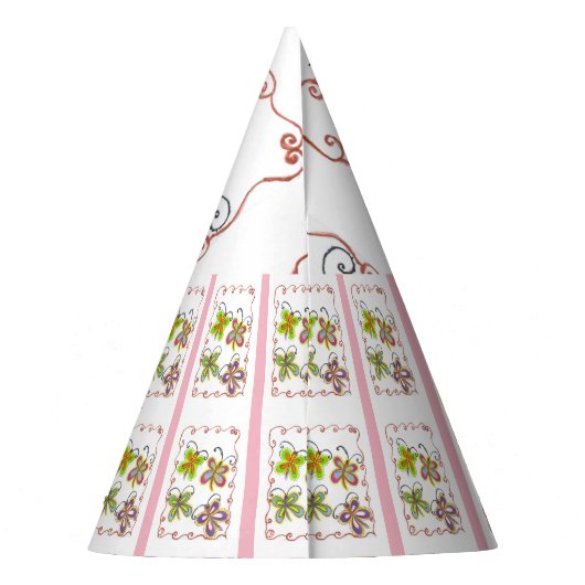 Little Princess Sehen Sie sich Ihr Design Party Ti Partyhütchen (Rückseite)