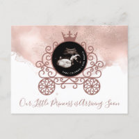 Little Princess Sonogram Pregnancy Ankündigung
