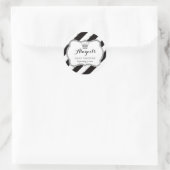 Little Princess Sticker, Schwarz, Imitate Glitzer Runder Aufkleber (Tasche)