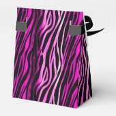 Little Princess Twins Baby Dusche Zebra Muster Geschenkschachtel (Rückseite)