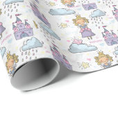 Little Princess Wrapping Paper Geschenkpapier (Rolleneckpunkt)
