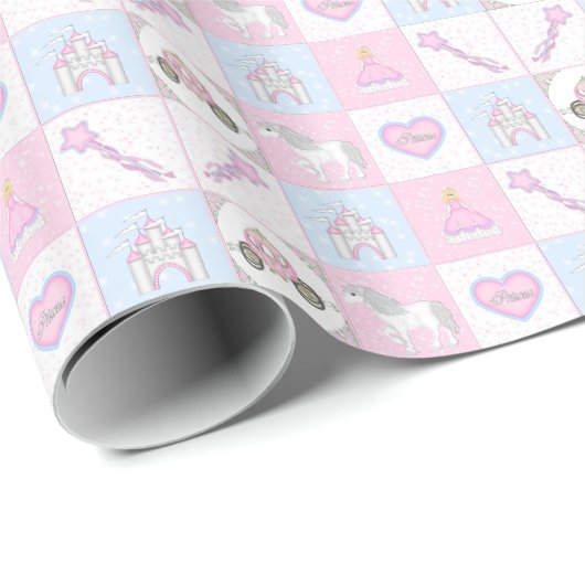 Little Princess Wrapping Paper Geschenkpapier (Rolleneckpunkt)