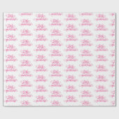 Little Princess Wrapping Paper Rolle Geschenkpapier (Flach)