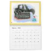 Little Prints - Funny Newfundland Hundekalender Kalender (Feb 2026)