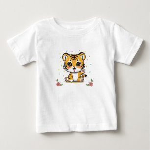 Little Puli Niedlich Tiger Cub Baby T-shirt