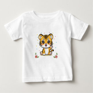 Little Puli | Niedlich Tiger Cub Baby T-shirt