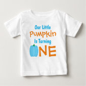 Little Pumpkin 1. Geburtstag Baby T - Shirt (Vorderseite)