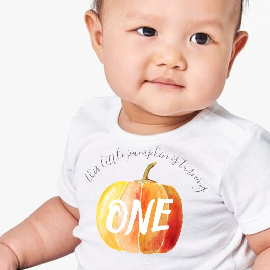 Little Pumpkin 1. Geburtstag Baby T-shirt