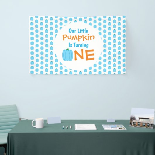 Little Pumpkin 1. Geburtstag Banner (Messeveranstaltung)