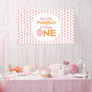 Little Pumpkin 1. Geburtstag Banner