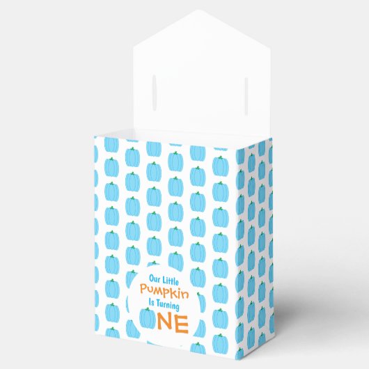 Little Pumpkin 1. Geburtstag Geschenkschachtel (Geöffnet)