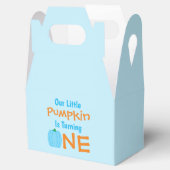 Little Pumpkin 1. Geburtstag Geschenkschachtel (Geöffnet)