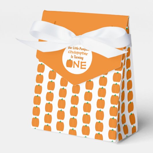 Little Pumpkin 1. Geburtstag Geschenkschachtel (Vorderseite)