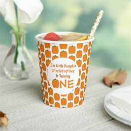 Little Pumpkin 1. Geburtstag Pappbecher