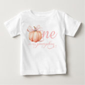 Little Pumpkin 1. Geburtstag Shirt (Vorderseite)