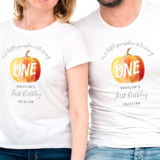 Little Pumpkin 1. Geburtstag T-Shirt