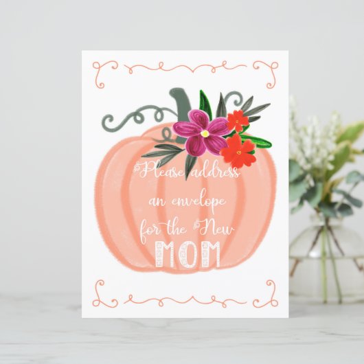 Little Pumpkin Address a Envelope (Stehend Vorderseite)