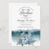 Little Pumpkin Adventure beginnt Schwangerschaft Ankündigung (Vorne/Hinten)