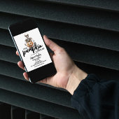 Little Pumpkin Almost Due Skeleton Jack O'Lantern Einladung