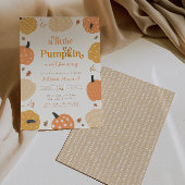 Little Pumpkin Autumn Baby Shower Einladung