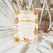Little Pumpkin Autumn Baby Shower Einladung