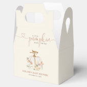 Little Pumpkin Autumn Baby Shower Geschenkschachtel (Geöffnet)