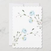 Little Pumpkin Autumn Boy Baby Shower Einladung (Rückseite)