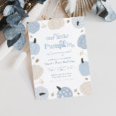 Little Pumpkin Autumn Erster Geburtstag Einladung