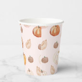 Little Pumpkin Autumn Herbst Babydusche Pappbecher (Rechts)